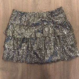 Express sequin skirt